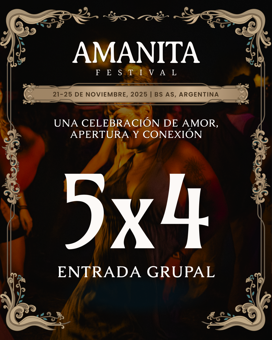 Ticket Grupal 5x4 - Hibiscuos